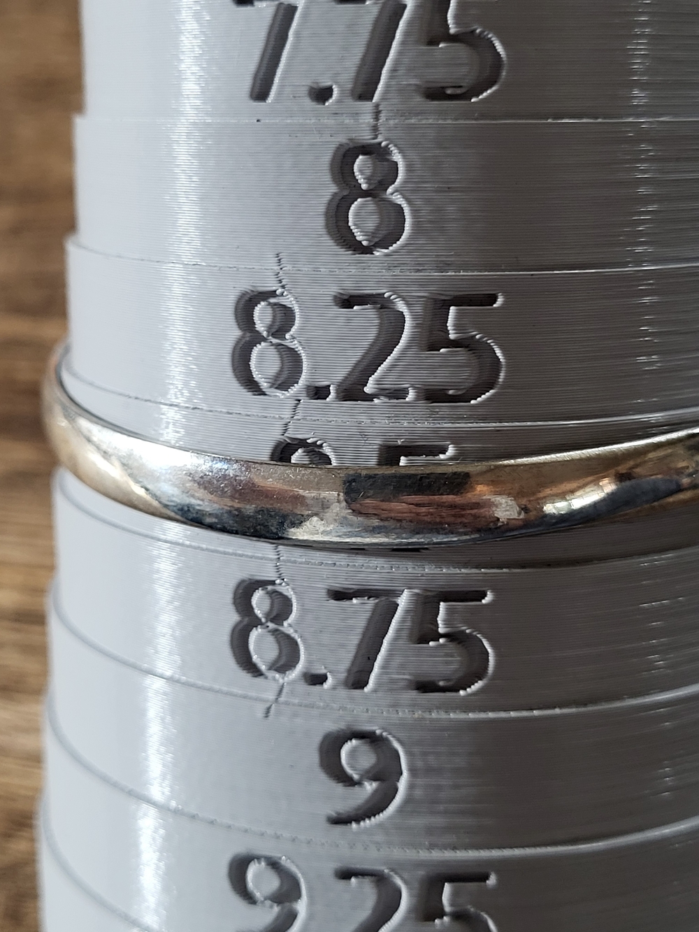 925 Sterling Silver Solid Bangle Sz 8.5